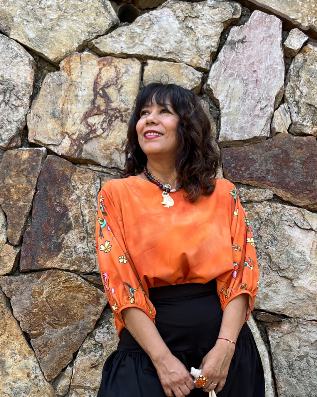 Blusa viento Colibríes
