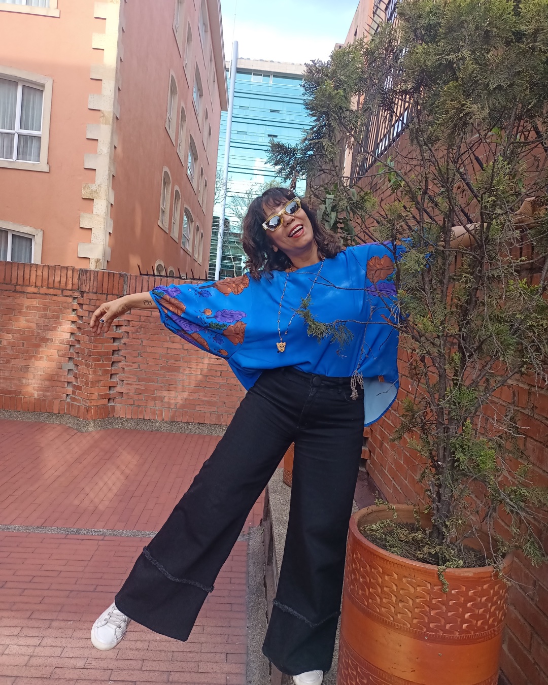 Blusa viento Arboles